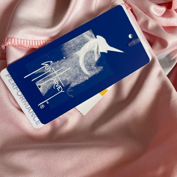 NWT Guy Harvey Long Sleeve UPF 30 Manatee Hoodie Graphic Peach/Orange Sz Small - Picture 8 of 8